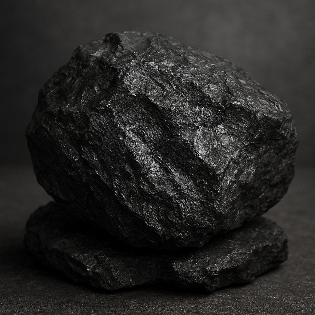 Carbon-rich hard coal
