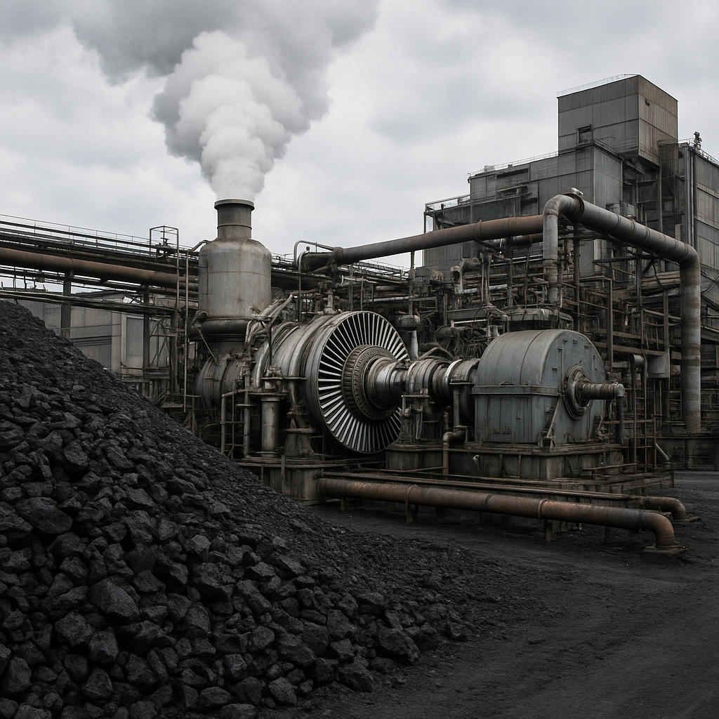 Steam-turbine coal