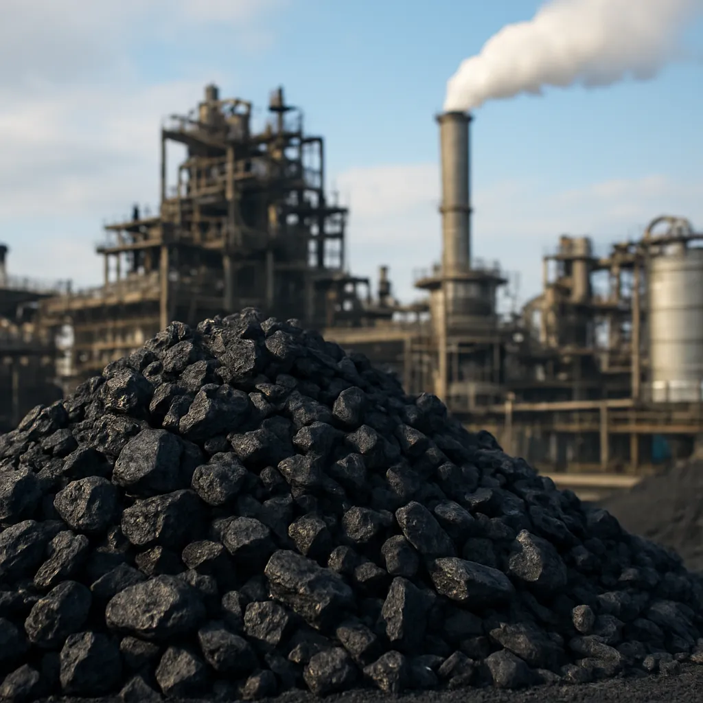 Coal for ammonia synthesis