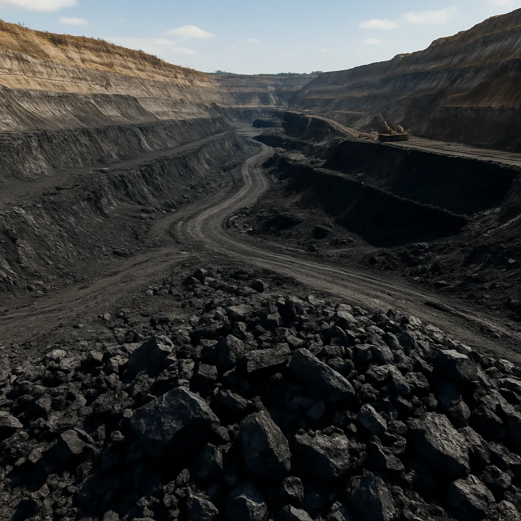 Open-pit coal