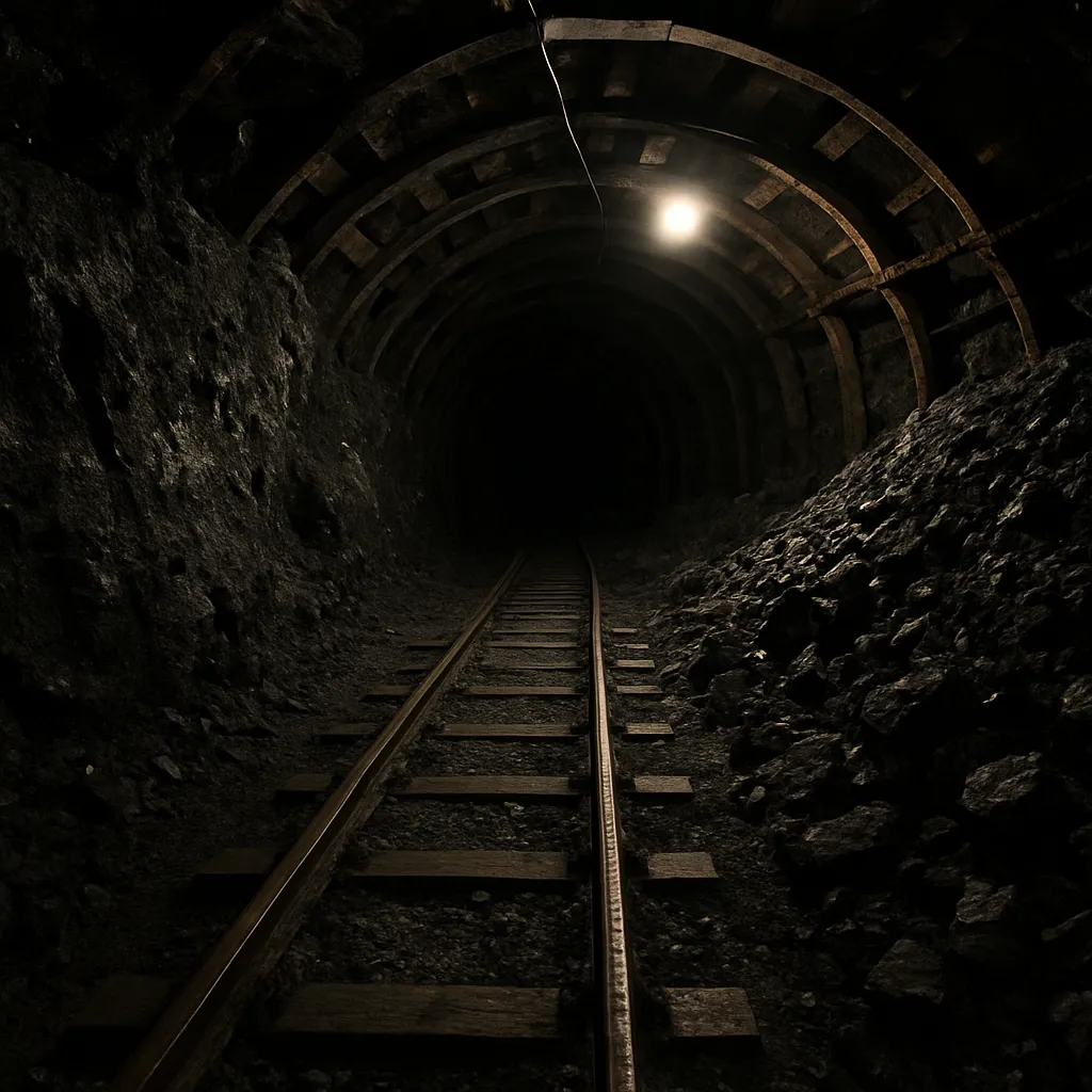 Underground-mine coal