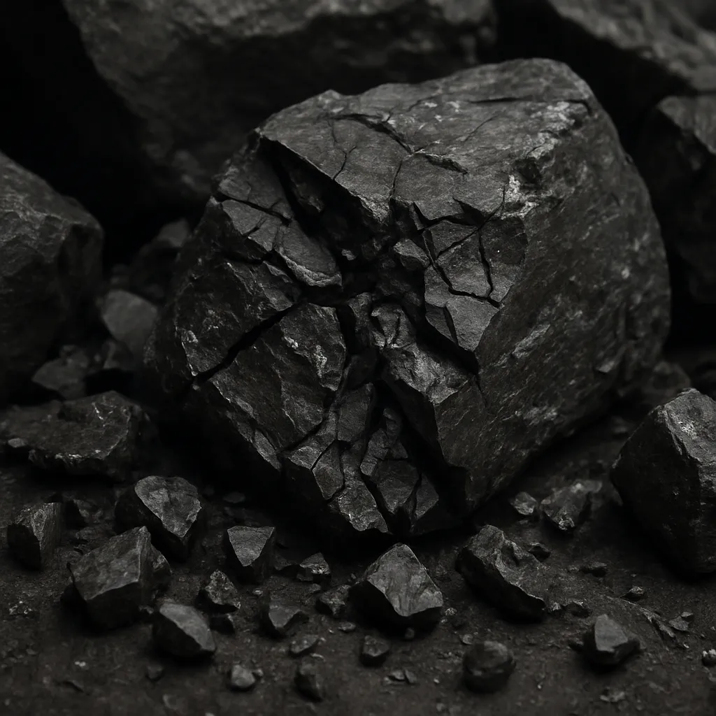 Shatter-prone coal