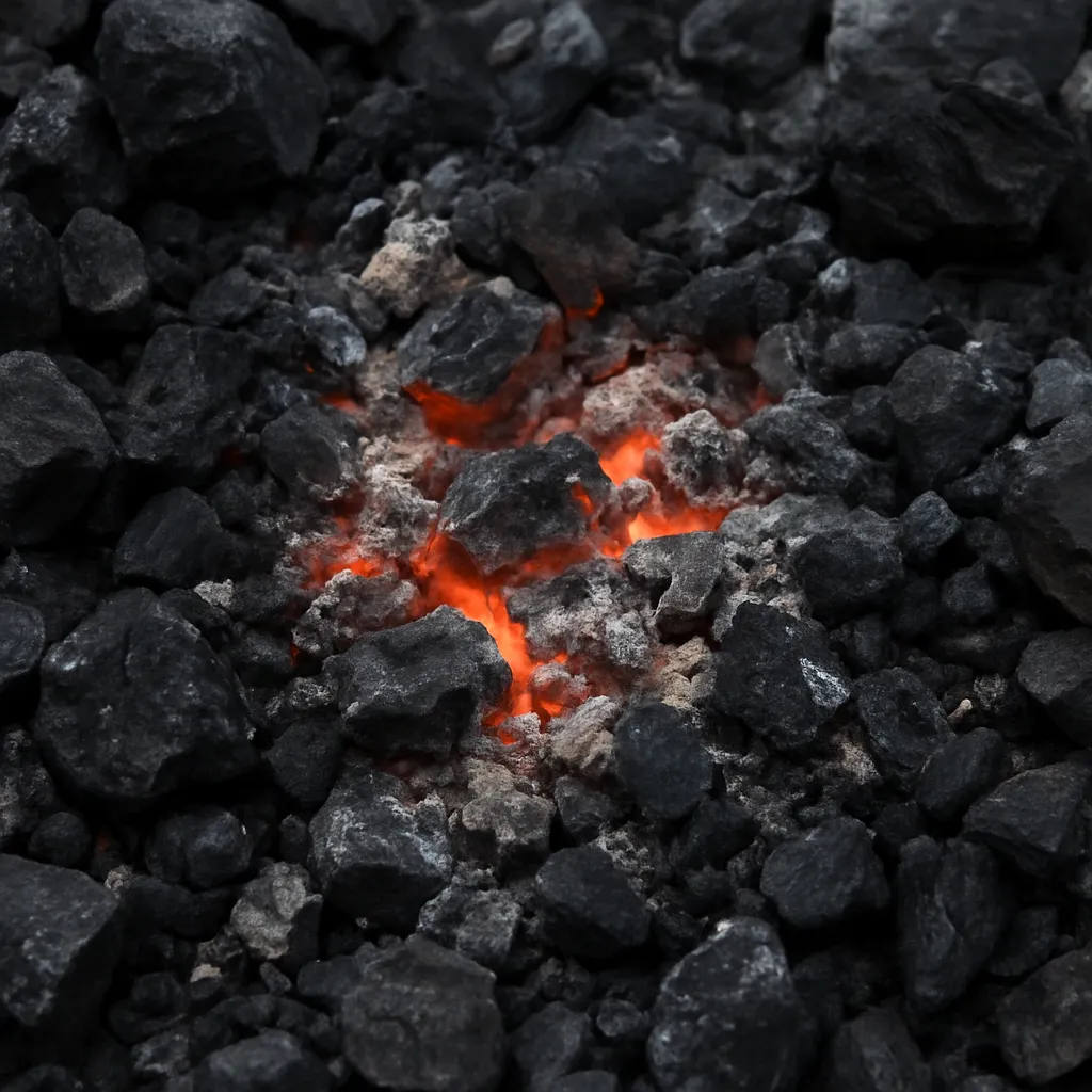 Calcination coal