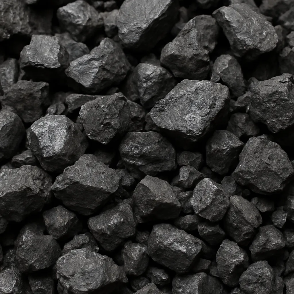 Kiln-fired coal