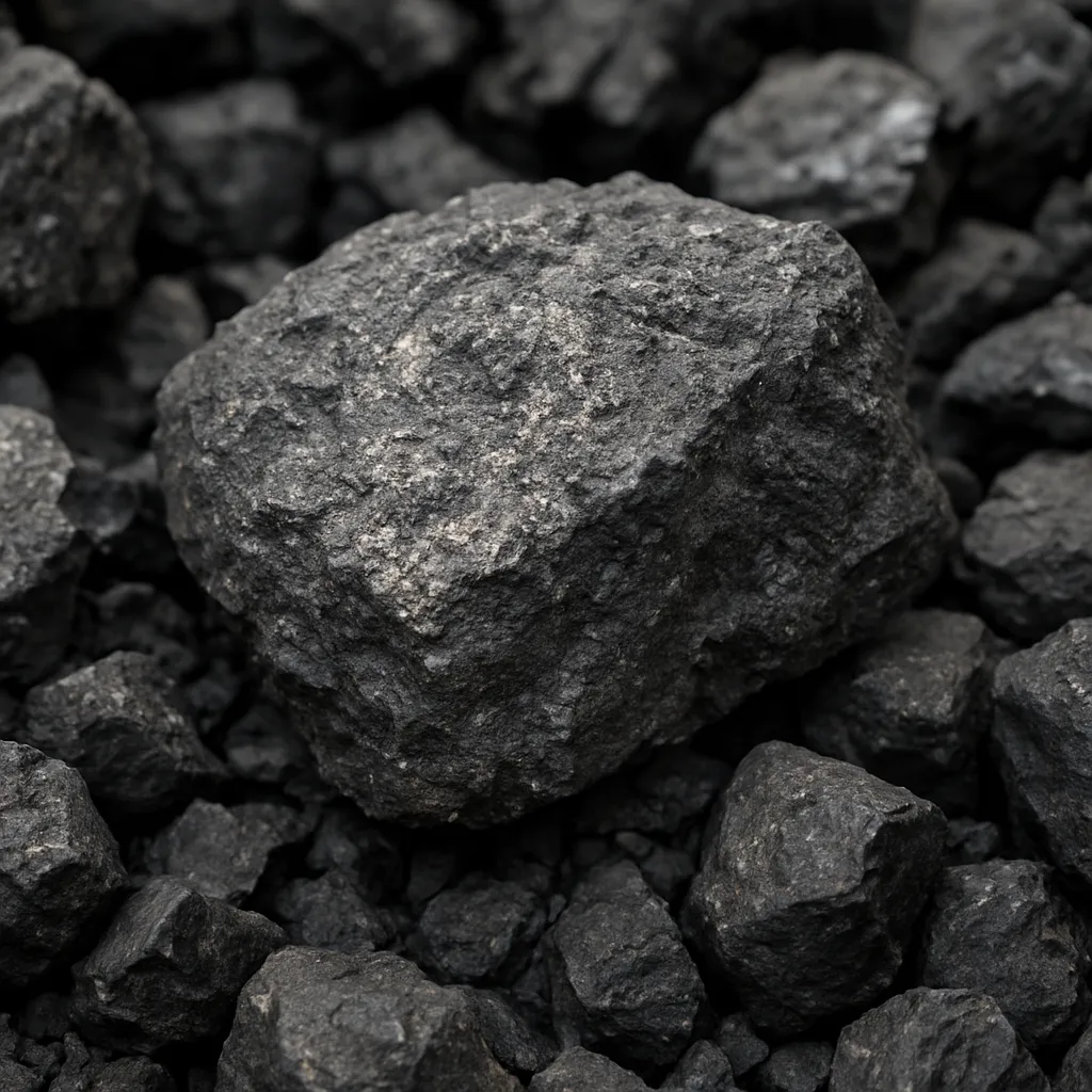 High-ash thermal coal