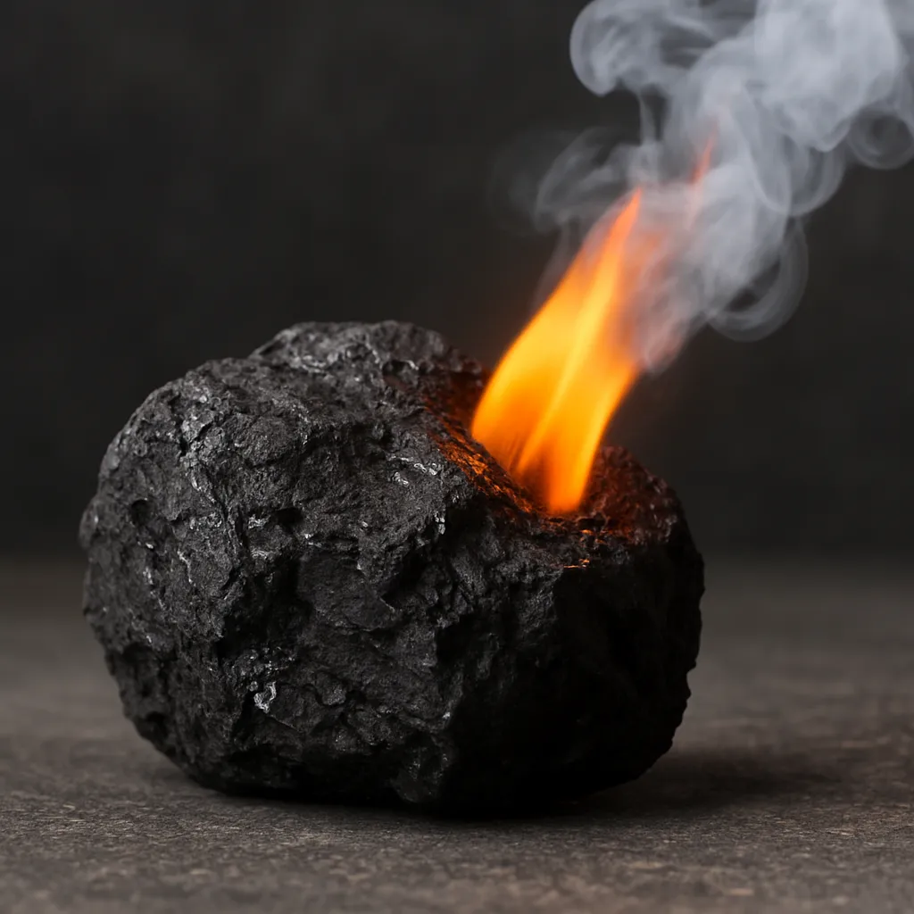 Clean-burning coal